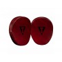 Лапи TITLE Boxing Blood Red Leather Punch Mitts один розмір темно-червоний (5092)