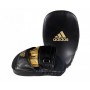 Лапи боксерські Adidas Training Curved Focus Mitt Short (ADISBAC01) Black/Gold