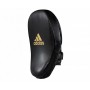 Лапи боксерські Adidas Training Curved Focus Mitt Short (ADISBAC01) Black/Gold