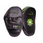 Лапы боксерские гнутые PowerPlay PU-51 Black-Green