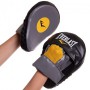 Лапа Вигнута для боксу та єдиноборств EVERLAST MANTIS PUNCH MITTS EV4416 25x19x4см 2шт сірий-чорний