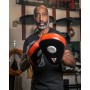 Лапи TITLE Boxing Incredi-Ball Leather Punch Mitts 2.0 чорно-червоні 0569