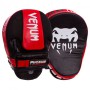 Лапа изогнутая кожаная (2шт) Venum Cellular Heroe 0439 размер 24,5x18,5x4см Black-Red