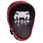 Лапа изогнутая кожаная (2шт) Venum Cellular Heroe 0439 размер 24,5x18,5x4см Black-Red