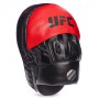 Лапи Вигнуті PU UFC UHK-69754 (р-р 26x19x15, 5см, чорний-червоний)