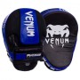 Лапа вигнута шкіряна (2шт) Venum Cellular 0439 розмір 24,5x18,5х4см Black-Blue