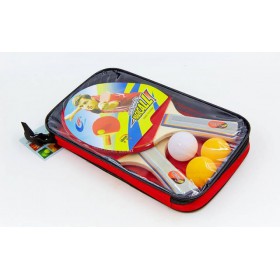 Набір для настільного тенісу MACICAL MT-809 2 ракетки + 3 м'ячі c чохлом