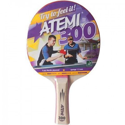 Ракетка для настільного тенісу ATEMI 300 сертифікована ITTF