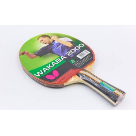 Ракетка BUTTERFLY WAKABA-2000 Чорно-червона (MR02258)