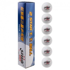 Кульки для настільного тенісу DHS 2**, 6 шт код: D-26