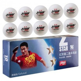 Кульки для настільного тенісу DHS 2*, 10 шт код: D-2/10