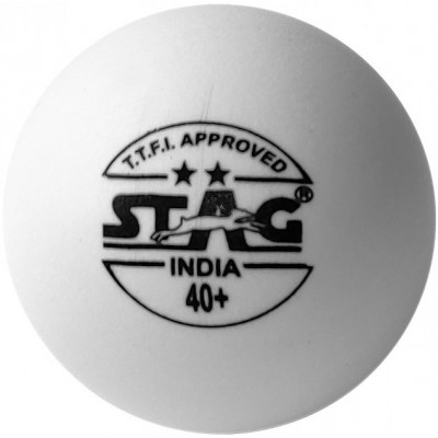 М'ячі для настільного тенісу Stag Two Star White Ball 3 шт (TTBA-400)