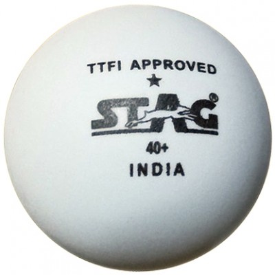 М'ячі для настільного тенісу Stag One Star White Ball 6 шт (TTBA-440.W)