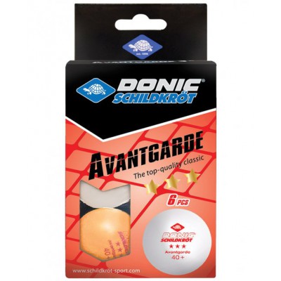 М'ячики Donic Avantgarde 3* 40+ Orange 6pcs