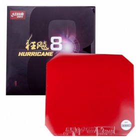 Накладка DHS Hurricane 8 - Mid 2.15 мм Червоний