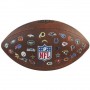 М'яч для американського футболу Wilson NFL OFF THROWBACK 32 TEAM LOGO WTF1758XBNF32