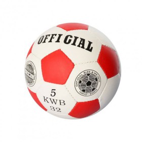 М'яч футбольний OFFICIAL 2501-1A Червоний Розмір 5 (32 панелі)