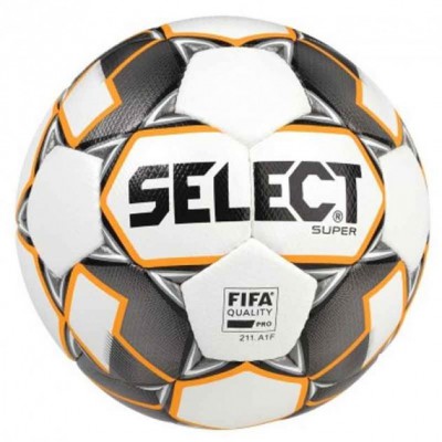 М'яч футбольний Select SUPER FIFA NEW біло-сірий Уні 5 362552-011 5