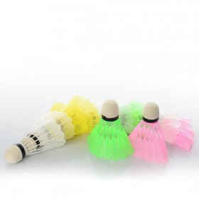Волани для гри в бадмінтон, 'Colour Shuttlecock', набір 12 шт (W100021)