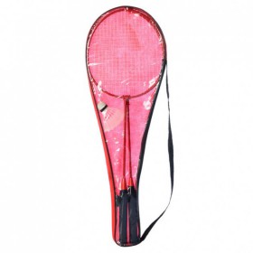 Бадмінтон залізний MS 0755-1 з воланчиком (Рожевий)