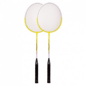 Бадмінтон BD2137 2 ракетки, у чохлі (Жовтий)