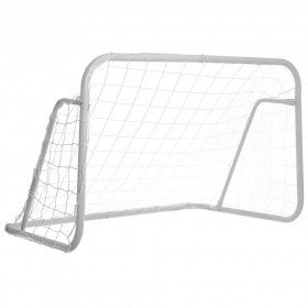 Ворота футбольные с сеткой FB-0482 2шт белый
