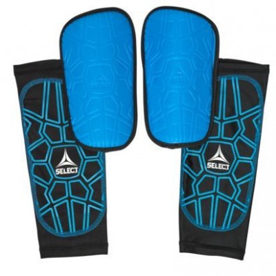 Щитки футбольні Select SHIN GUARD SUPER SAFE v23 синій, чорний Уні L (зріст до 188см) 647810-019L