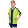 Форма футбольна дитяча Zelart 8825B розмір S зріст 150-155см Neon Green-Blue