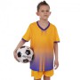 Форма футбольна дитяча Zelart 8826B розмір XS зріст 140-150см Yellow-Purple