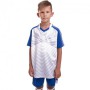 Форма футбольна дитяча Zelart Lingo 8601B розмір 3XS зріст 125-135см White-Blue