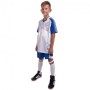 Форма футбольна дитяча Zelart Lingo 8601B розмір 3XS зріст 125-135см White-Blue