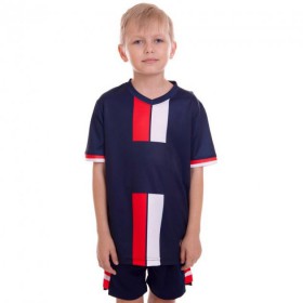 Форма футбольна дитяча Zelart 2001B розмір 24 ​​ріст 120-130см Deep Blue