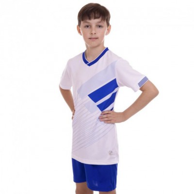 Форма футбольна дитяча Zelart 2005B розмір 28 зростання 140-150см White-Blue