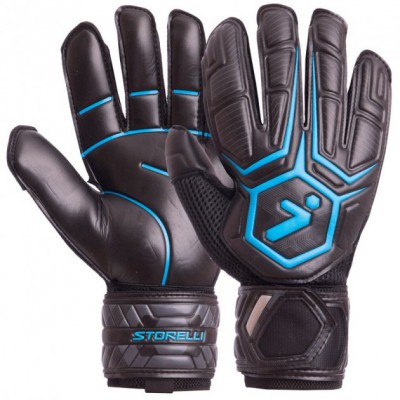 Рукавички воротарські STORELLI Goalkepeer Gloves Champ 905 розмір 8 Black-Blue