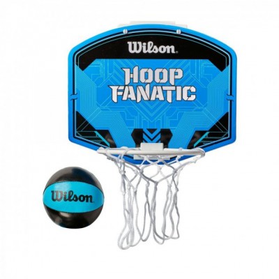 Гра дитяча баскетбольна Wilson HOOP FANATIC MINI HOOP синій-чорний (WTBA00436)