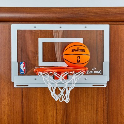 Щит баскетбольний SPALDING NBA Arena Slam 180 з м'ячем (56103CN)