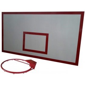 Щит баскетбольний металевий (100*180 см) з кільцем d45 см Бм-180(БК-100)