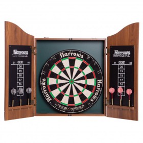 Дартс з кабінетом для мішені (d-45см) Harrows JE14D