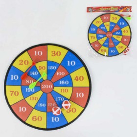 Дартс на липучках 366-3 180-2 в поліетиленовій упаковці - 182022