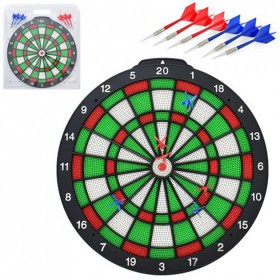 Дартс 40 см, дротики з голкою 6 шт (169639)