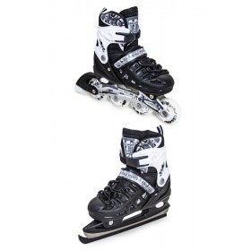 Ролики, ковзани Scale Sport. Black (2в1), розмір 34-37