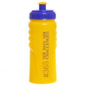 Пляшка для води 365 NEW DAYS FI-5957 Об'єм: 500 мл. Колір жовтий
