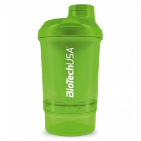 ШЕЙКЕР WAVE + NANO 300 МЛ (+ 150 МЛ) BIOTECH зелений