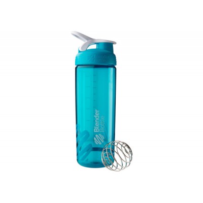 Спортивна пляшка-шейкер BlenderBottle SportMixer Sleek Promo 820m,l Aqua