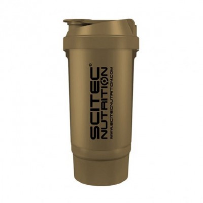 Шейкер для спортивного харчування Scitec Nutrition Scitec Shaker 500 Travel (500 ml, gold)