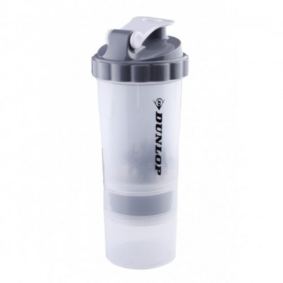 Шейкер спортивний Dunlop Fitness Shaker Bottle (D35847) Grey