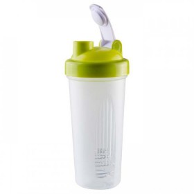 Шейкер спортивний World Sport білий із зеленою кришкою 700мл