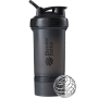 Шейкер спортивный BlenderBottle ProStak 650ml с 2-мя контейнерами Black (ORIGINAL)