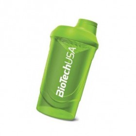 Шейкер BioTech Wave 600 мл — салатовий
