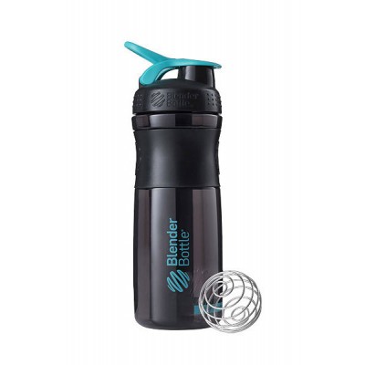 Спортивная бутылка-шейкер (SM 28oz) 820 мл Blender Bottle Черно-голубой 000156371